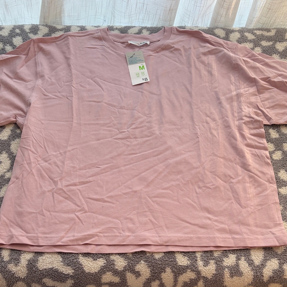 Pink Crew Neck T-Shirt sz M